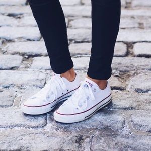 White Converse Size 8